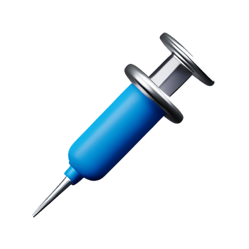 syringe 3d medical and healthcare icon png