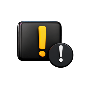 warning error 3d user interface icon png