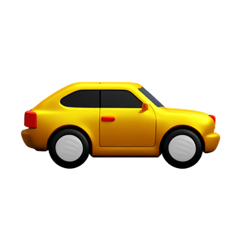 car 3d illustration icon png