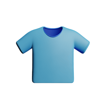 T-Shirt Design  3d illustration icon png