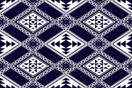 Ethnic aztec geometric pattern for vibrant color.Colorful geometric embroidery for textiles,fabric,clothing,background,batik,knitwear vector
