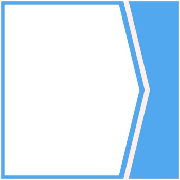 Blue And White Frame Basic Shape png