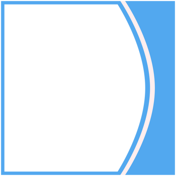 Blue And White Frame Basic Shape png