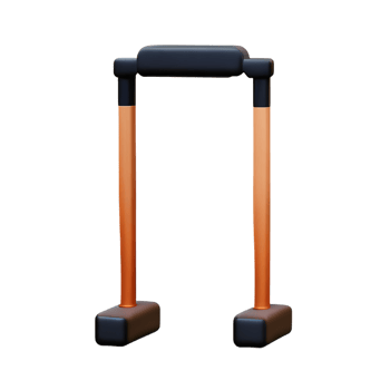 push up bar 3d gym fitness icon png