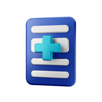 medical chart 3d medical and healthcare icon png