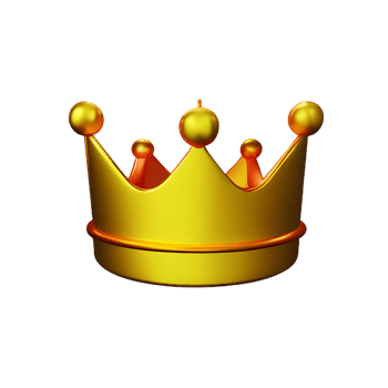 crown 3d icon illustration png