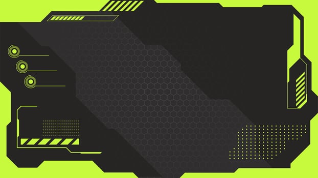 abstract futuristic and modern hud background vector