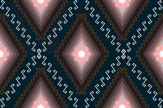 Seamless pattern with ethnic aztec ornament. Vector illustration.
