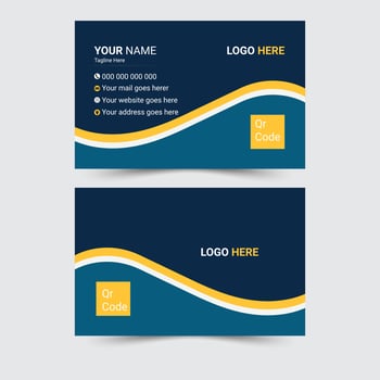 Modern Business card template vector