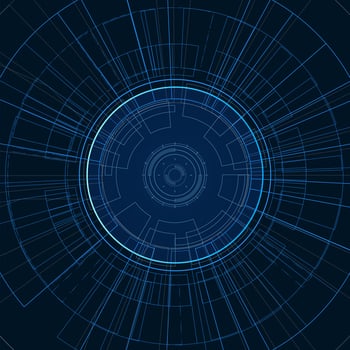 Sci fi futuristic user interface, HUD, Technology abstract background , Vector illustration.