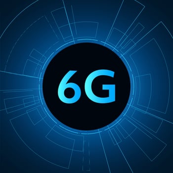 concept of technology 6G mobile network , New generation telecommunication , high-speed mobile Internet, vector