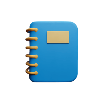 book 3d icon illustration png