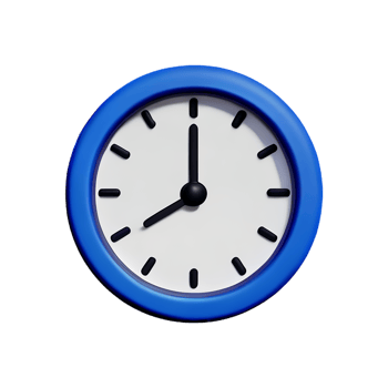 clock 3d icon illustration png