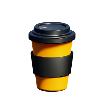 coffee 3d icon illustration png