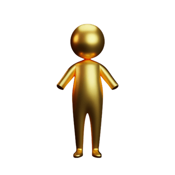 gold 3d icon illustration png