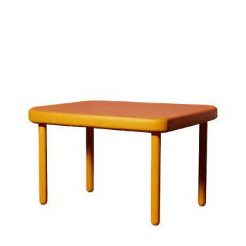table 3d icon illustration png