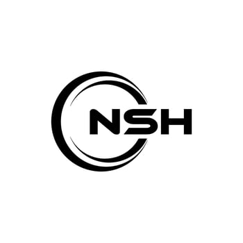 NSH Logo Design, Inspiration for a Unique Identity. Modern Elegance and Creative Design. Watermark Your Success with the Striking this Logo. vector