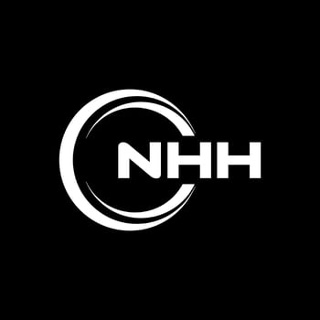 NHH Logo Design, Inspiration for a Unique Identity. Modern Elegance and Creative Design. Watermark Your Success with the Striking this Logo. vector