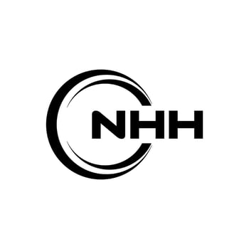 NHH Logo Design, Inspiration for a Unique Identity. Modern Elegance and Creative Design. Watermark Your Success with the Striking this Logo. vector