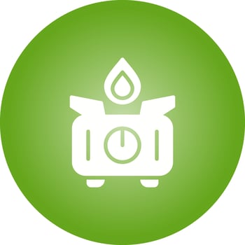 Portable stove Vector Icon