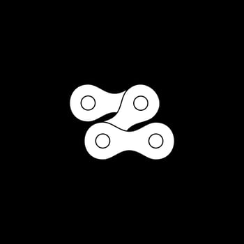 Letter Z created from Chain Silhouette for Motorcycle, Bike or Bicycle, Machinery, can use for Art Illustration, Logo Type, Pictogram, Website or Graphic Design Element. Vector Illustration