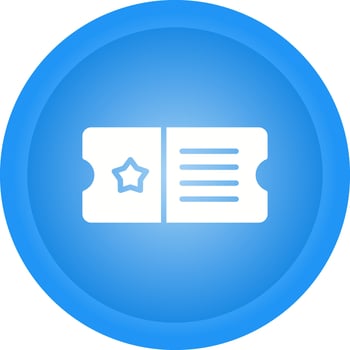 Ticket Vector Icon