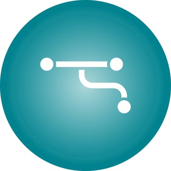 Divergence Vector Icon