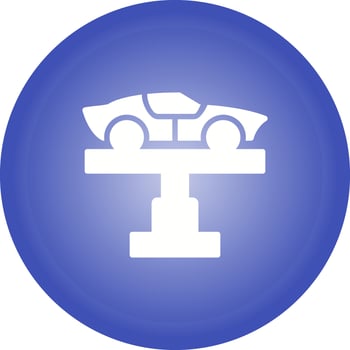 Car Lifter Vector Icon