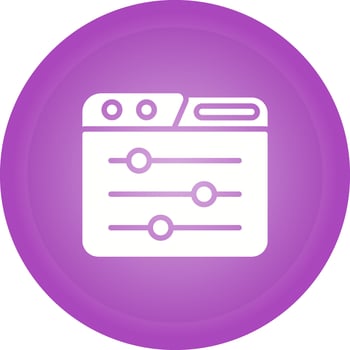 Control Panel Vector Icon