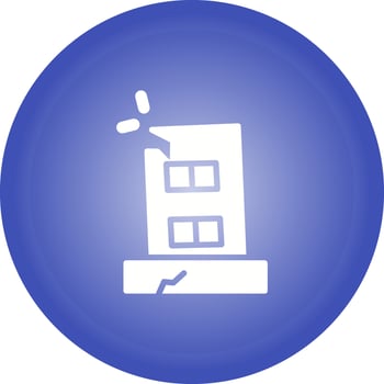 Facility Damage Vector Icon