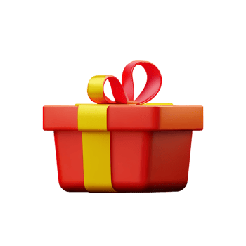 gift 3d icon illustration png