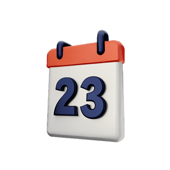 calendar 3d icon illustration png