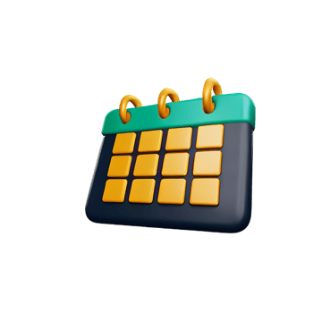 calendar 3d icon illustration png