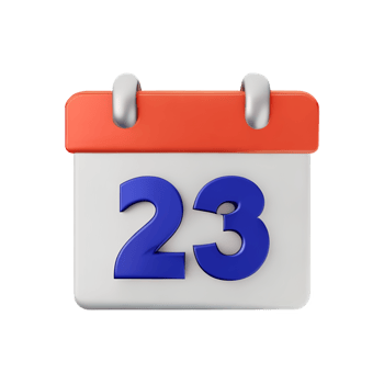calendar 3d icon illustration png