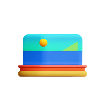 beach 3d icon illustration png