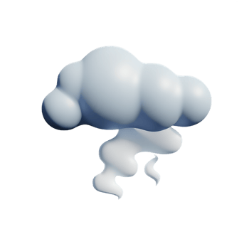 fog 3d icon illustration png
