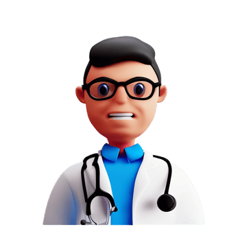 doctor 3d icon illustration png