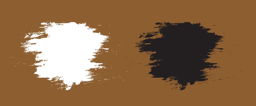 Ink paint vector brush stroke collection