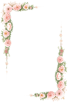 Floral Border Transparent Background PNG Image Ai Generative