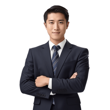 Asian businessman isolated png