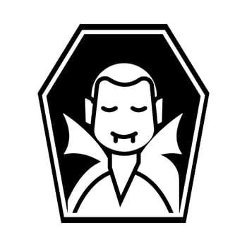 vampire icon,hallowen,isolate on white background. vector