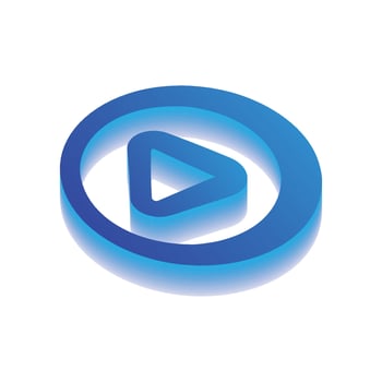 Creative Play Media Logo Vector. vector