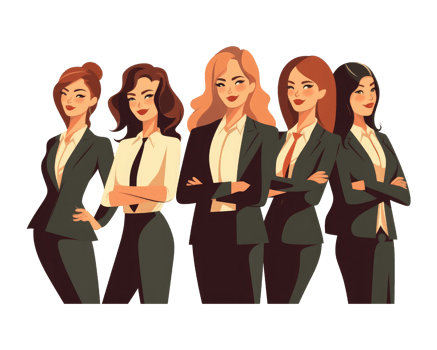 corporate leader woman company . AI Generated png