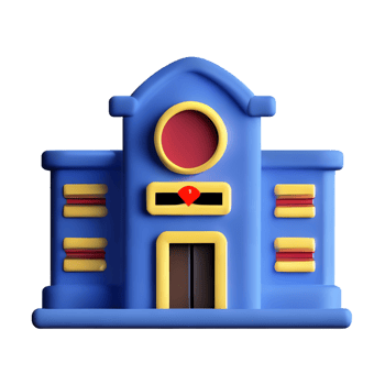 Casino 3d rendering icon illustration png