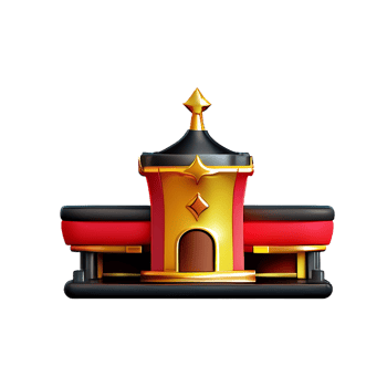 Casino 3d rendering icon illustration png