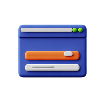 website 3d rendering icon illustration png