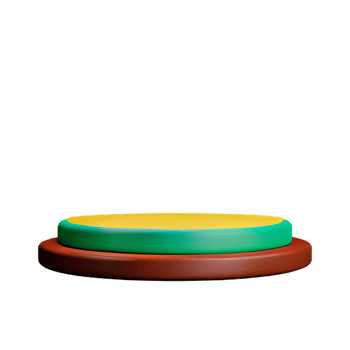 podium 3d rendering icon illustration png