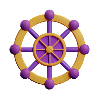 mandala 3d rendering icon illustration png