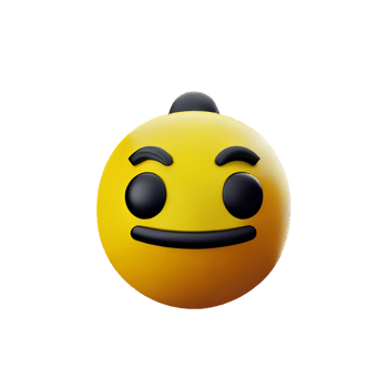 emoji 3d rendering icon illustration png