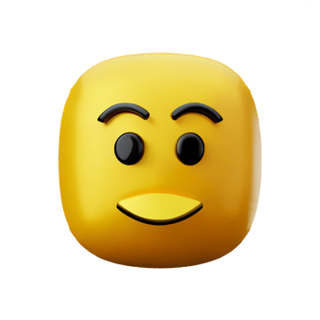 emoji 3d rendering icon illustration png